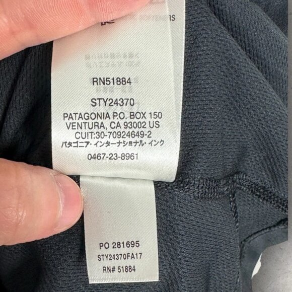 Patagonia Crank Craft Jersey Cycling Top Black Womens Size Large Bike Full Zip L - Picture 12 of 15